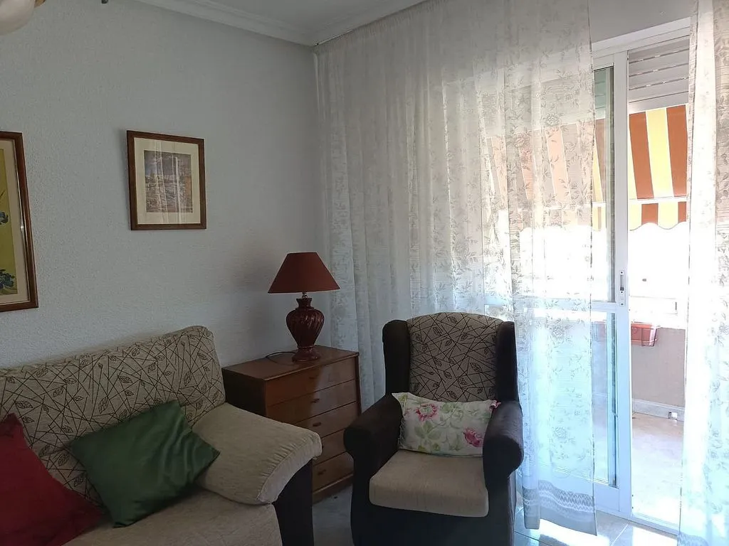 Séjour - Furnished Flat with Balcony in El Infante