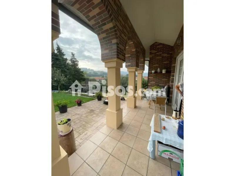 Terrace - Chalet with Large Garden in Barcena de Cicero