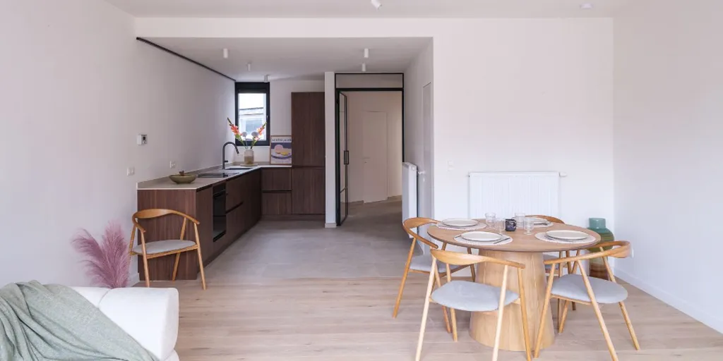 Salle à manger - Appartement Rénové avec EPC A à Gand Centre