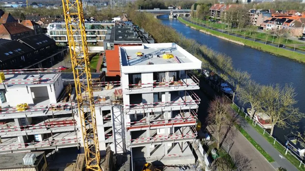 Õhuvaade - Luxury Waterfront Apartments in Bruges
