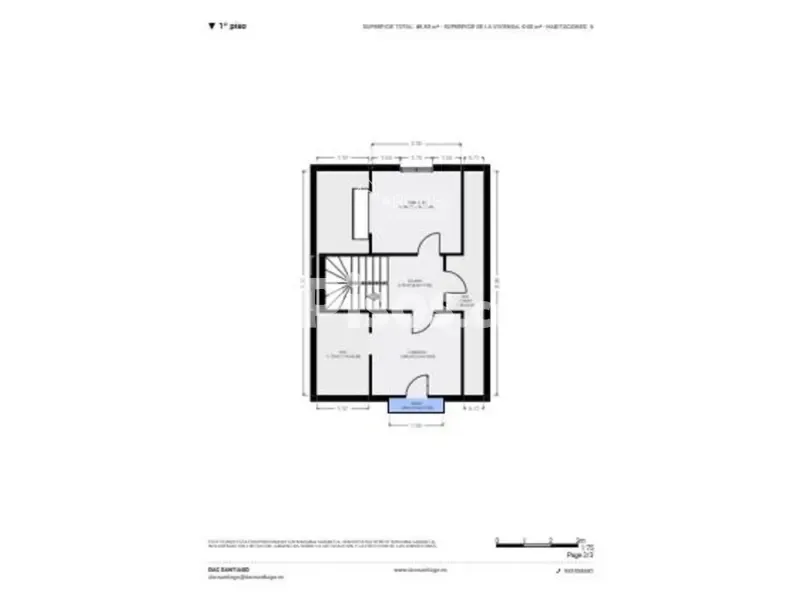 Plan - Chalet with Garden in Rianxo