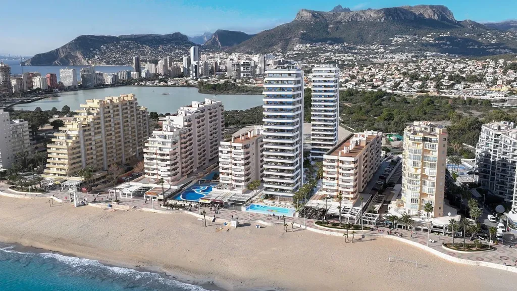 Õhuvaade - Beachfront Duplex Penthouse with Solarium in Calpe