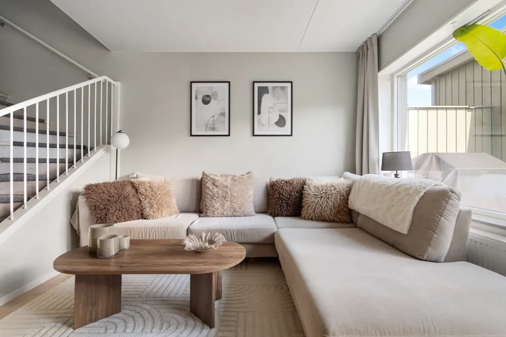 Séjour - Modern Flat with Balcony in Båstad