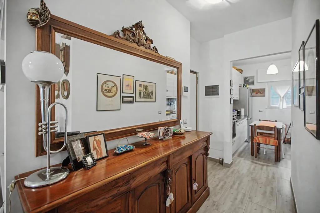 Hallway - Rear-Accessed Apartment with Parking in Milan