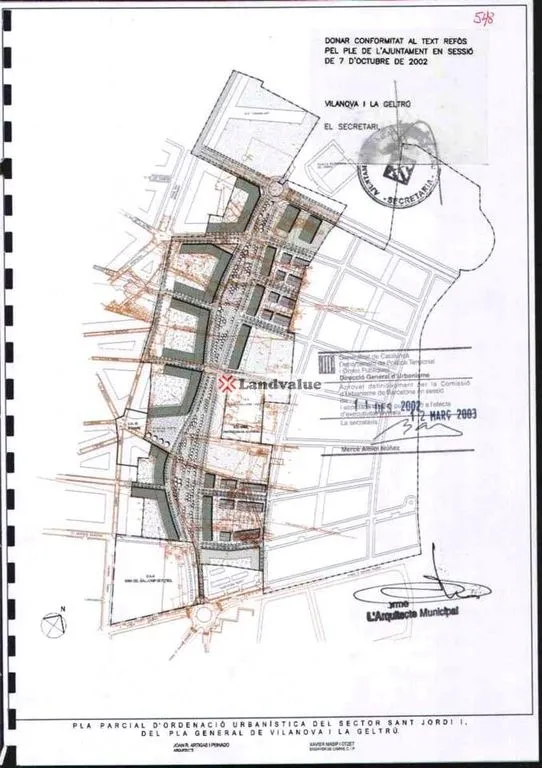 Floor Plan - Multifamily Plot in Vilanova i la Geltrú