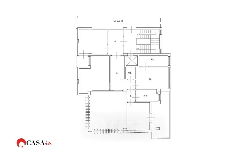 Plan - Apartment with Sea View in Capo d'Orlando