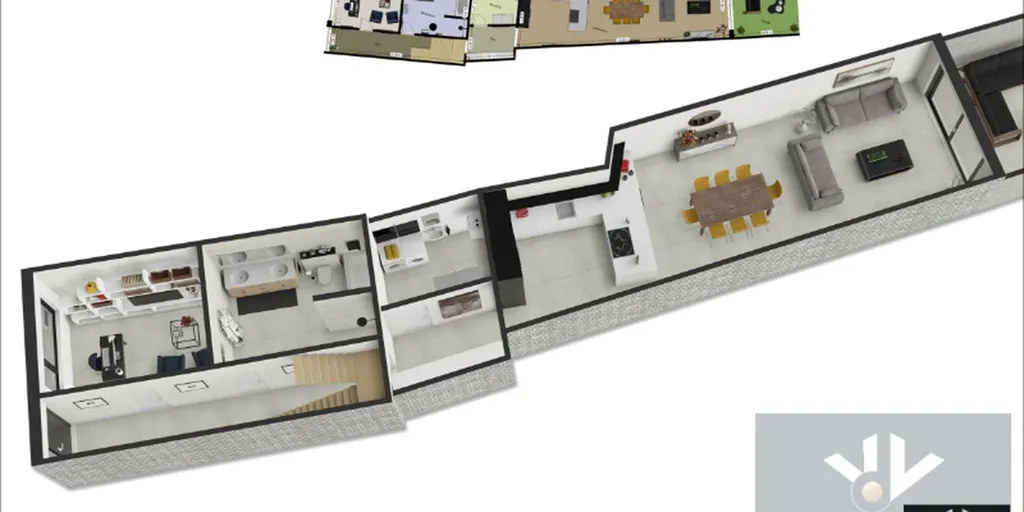 Planimetria - Fully Renovated, Energy-Efficient House near Hasselt