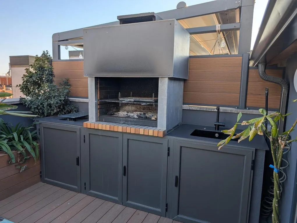 Terrasse - Duplex Flat with Jacuzzi Terrace in Badalona