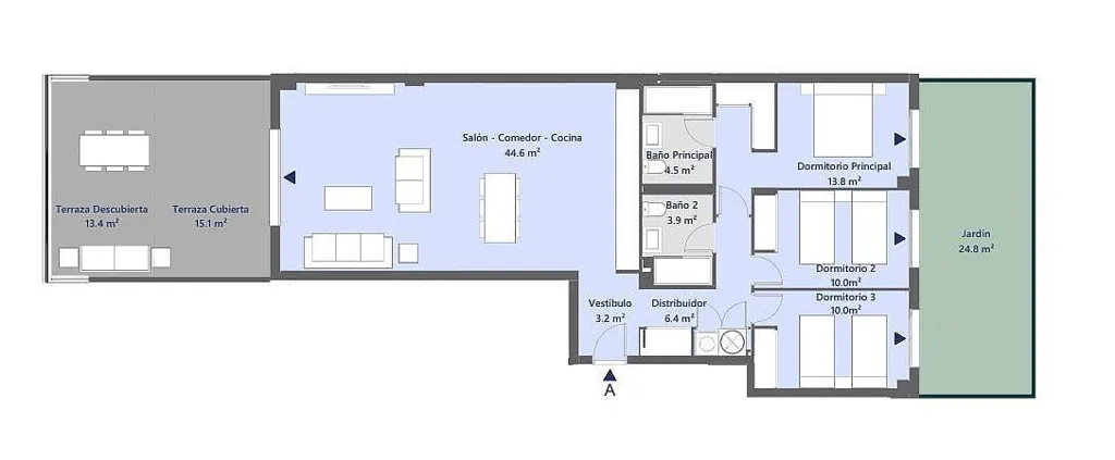 Plan - Apartment with Sea Views in La Cala de Mijas