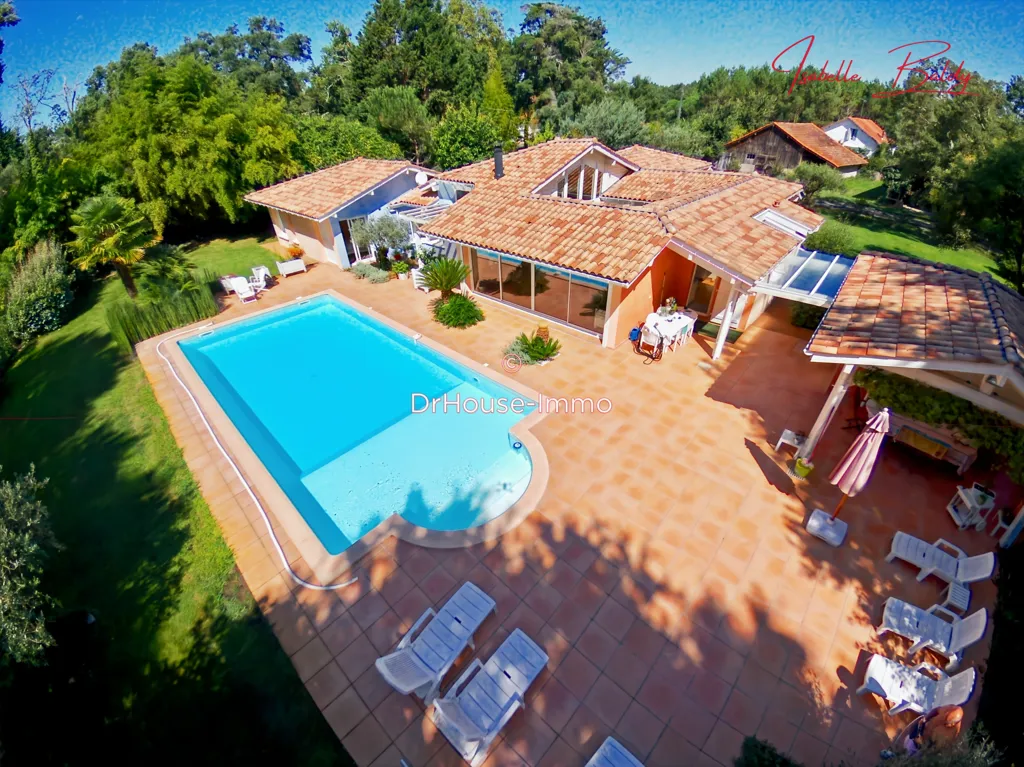 Õhuvaade - Villa with Heated Pool in Soustons
