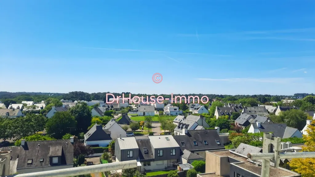 Vue aérienne - Appartement Lumineux avec Balcon à Vannes