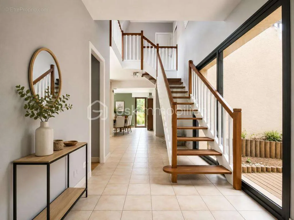 Esik - Architectural House with Garden in Saint-Georges-Buttavent