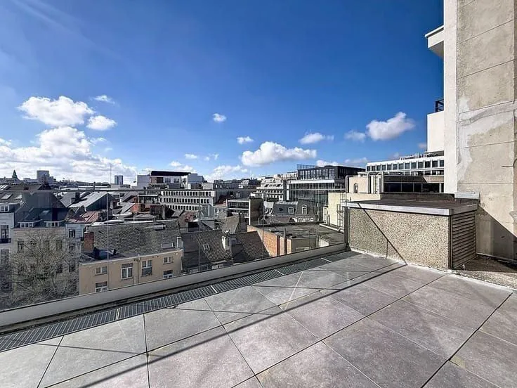 Terrasse - Appartement au Boulevard Bischoffsheim à Bruxelles