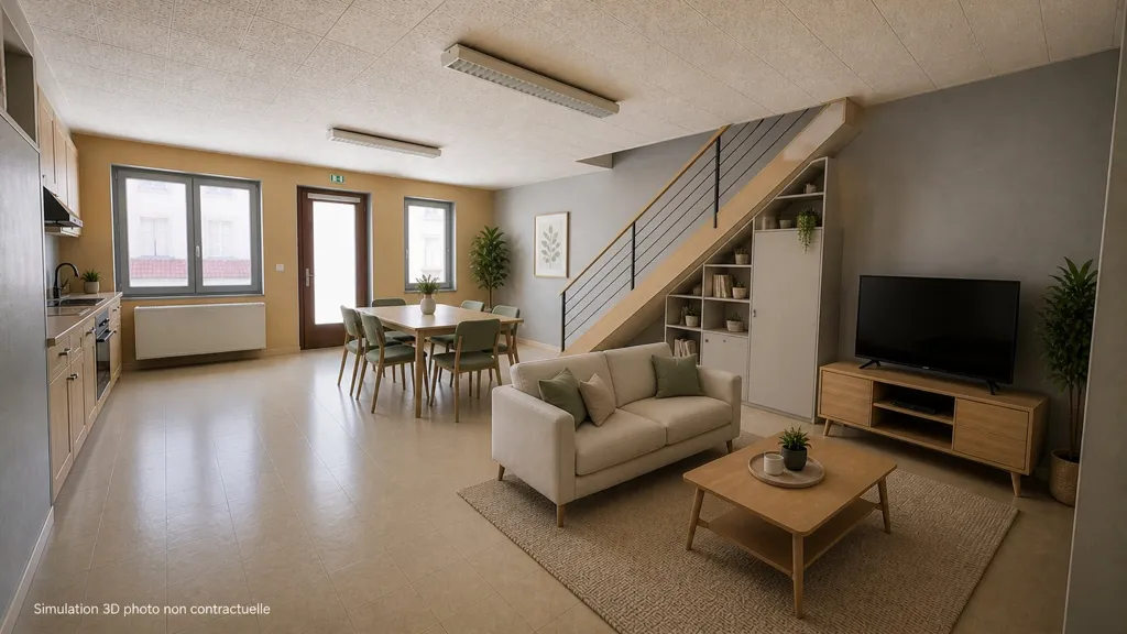 Séjour - Duplex Potentiel avec Accès Indépendant à Angers