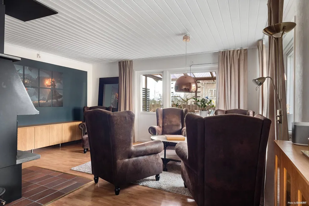 Soggiorno - Funkis Villa with Garden in Borås