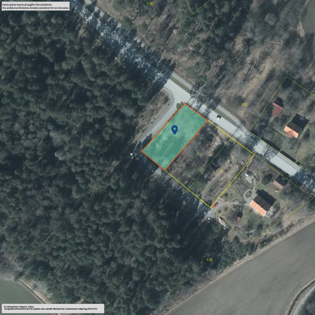 Vue aérienne - Plot with Sea Proximity in Nyköping