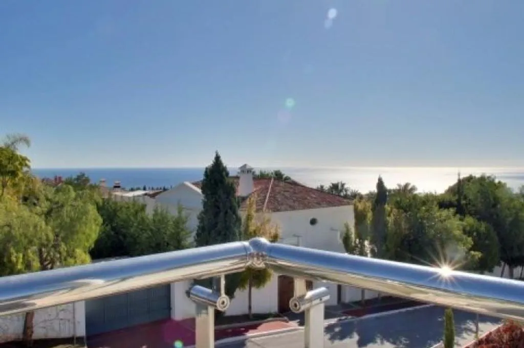 Balcony - Semi-Detached Villa with Sea Views in Marbella