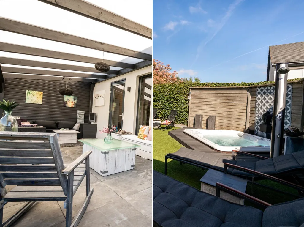 Terrasse - Corner Detached House with Jacuzzi in Berghem