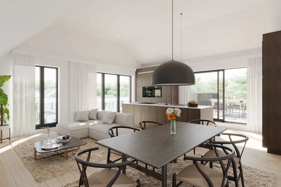 Sala da pranzo - Penthouse with Terrace near Roosdaal Centre