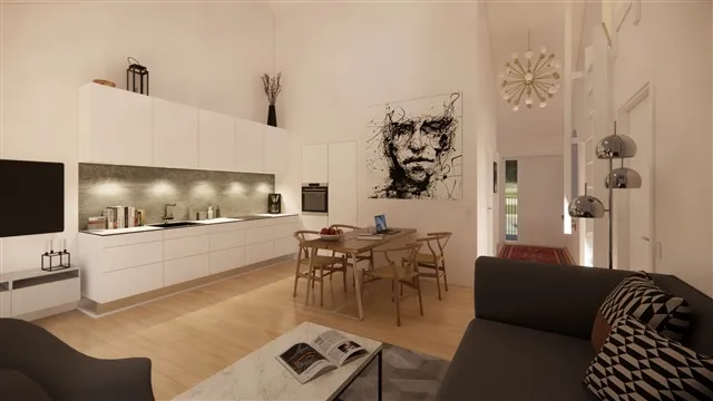 Séjour - Contemporary Apartment with Balcony in Vordingborg