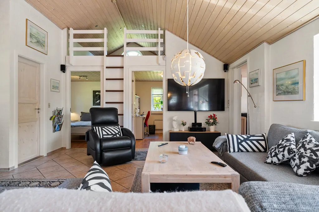 Soggiorno - Summer House with Garden in Hals