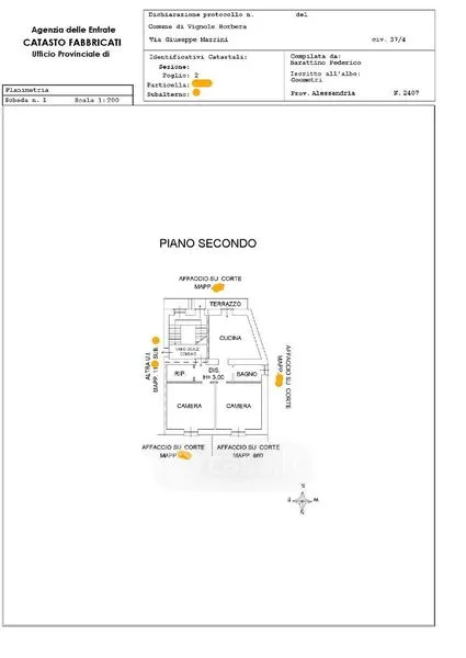 Plaan - Apartment with Balcony in Potenza