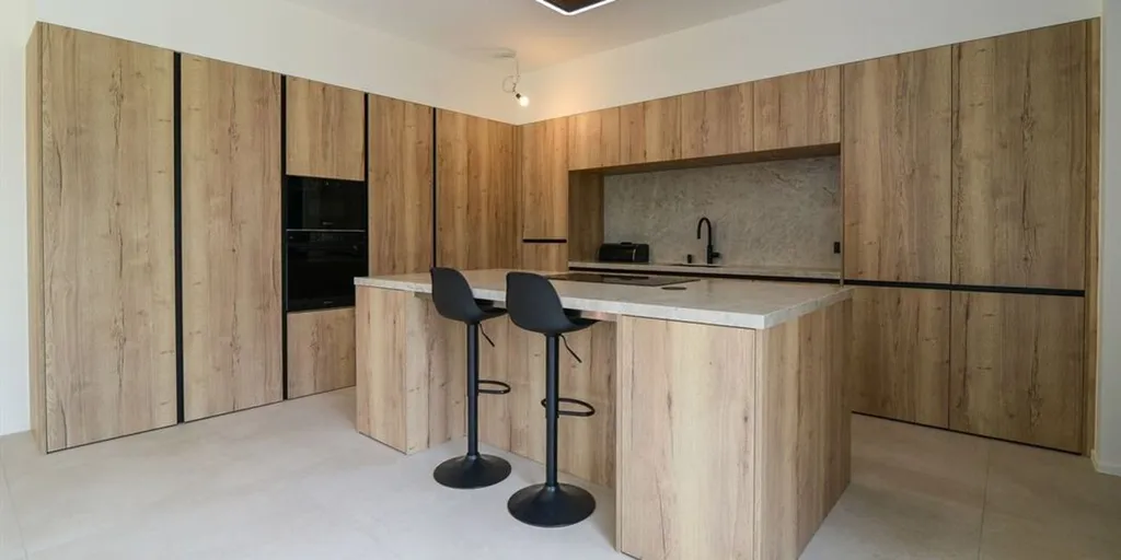 Köök - Modern Flat with Garden in Eisden