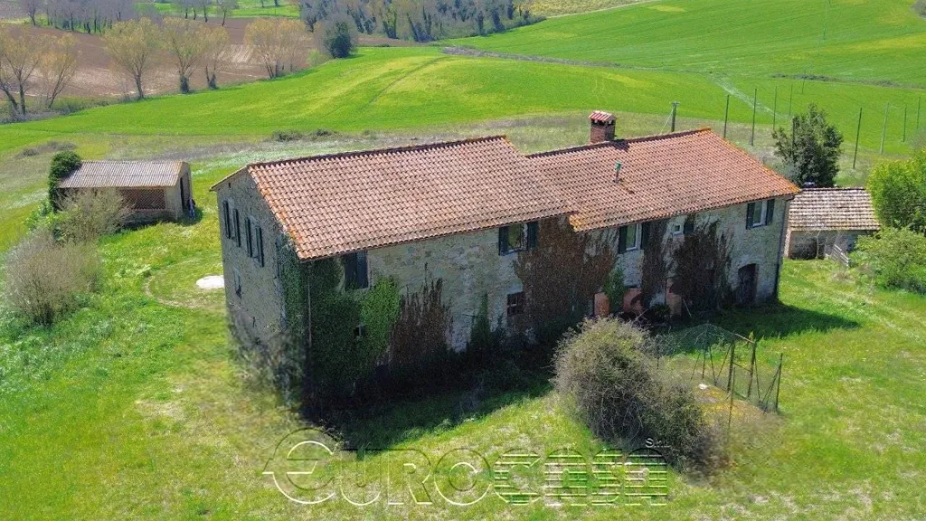 Õhuvaade - Rustic Casale with Olive Grove near Perugia