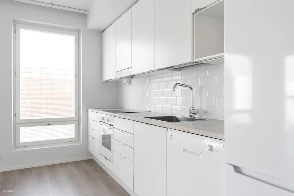 Cuisine - Modern Flat with Glazed Balcony in Turku