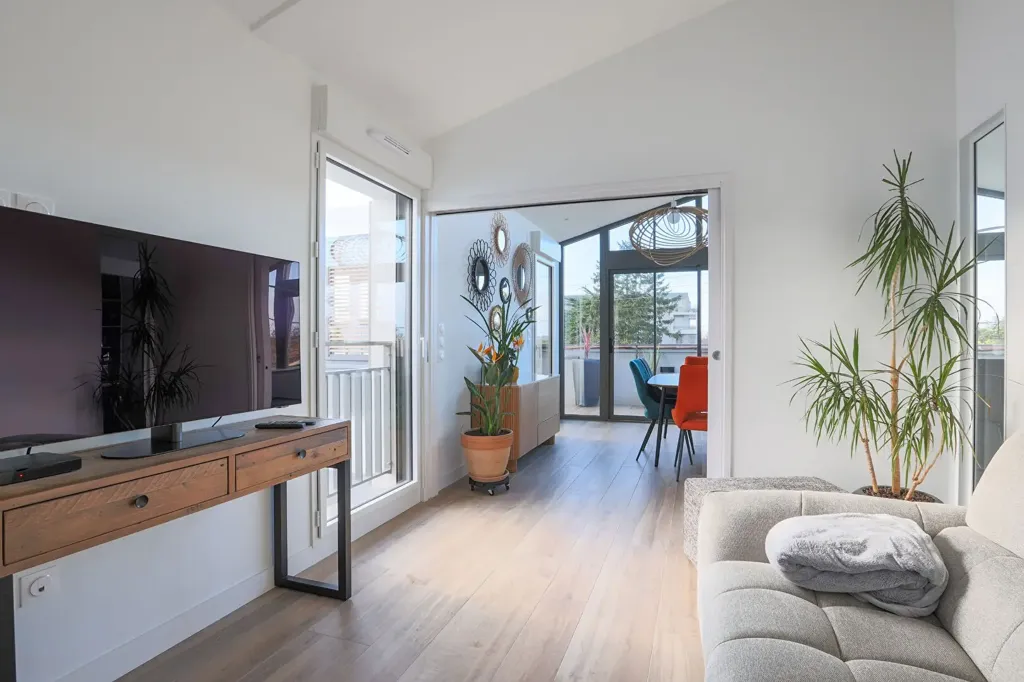 Séjour - Penthouse avec Terrasse et Garage à La Rochelle