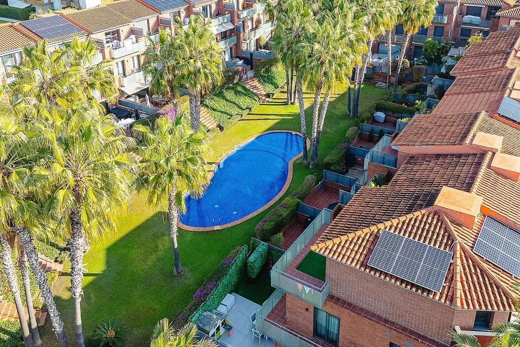 Vue aérienne - Luxury Semidetached House with Sea View in Sitges