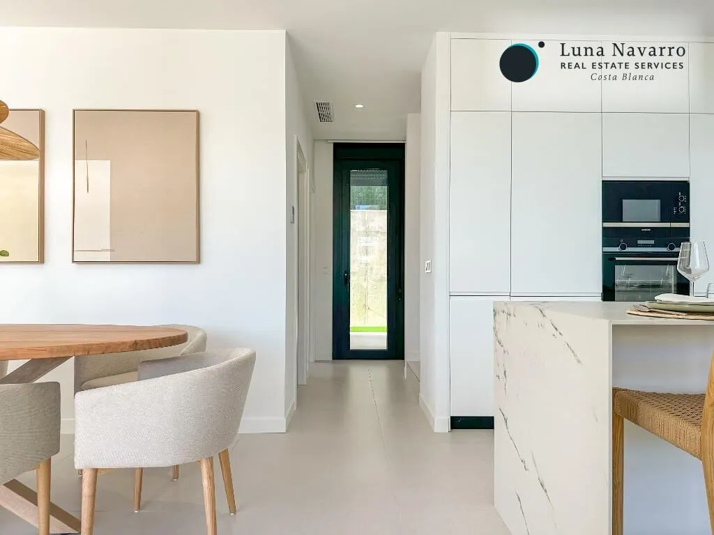 Kitchen - Modern Villa with Sea View in Finestrat