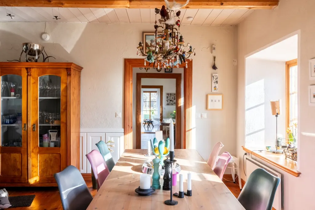 Söögituba - Scandi Farmhouse with Pool and Views in Ystad