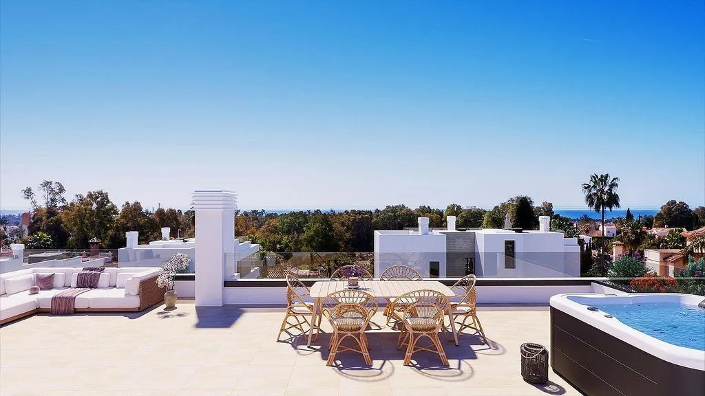 Terrasse - Chalet with Pool in Atalaya, Estepona