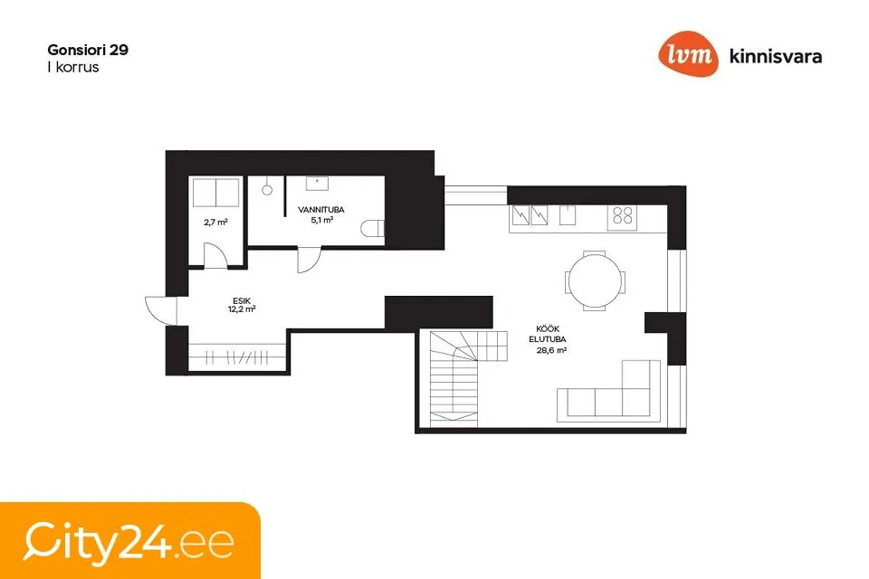 Plan - Spacious 5-Bedroom Flat in Tallinn Centre