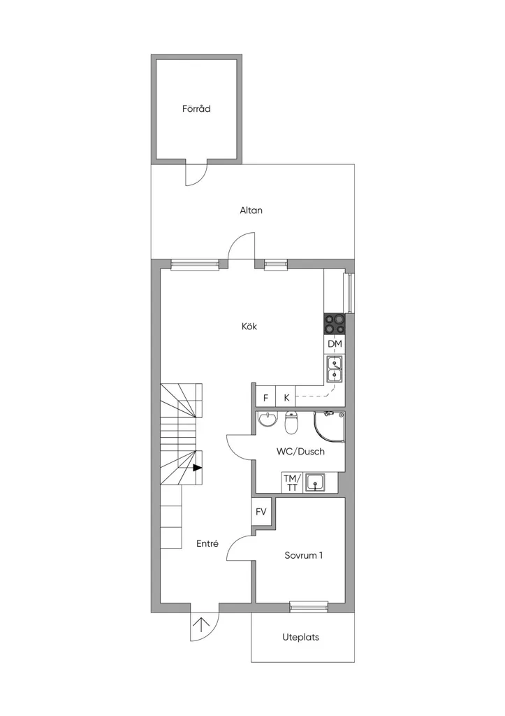 Plan - Apartment with Balcony in Borlänge