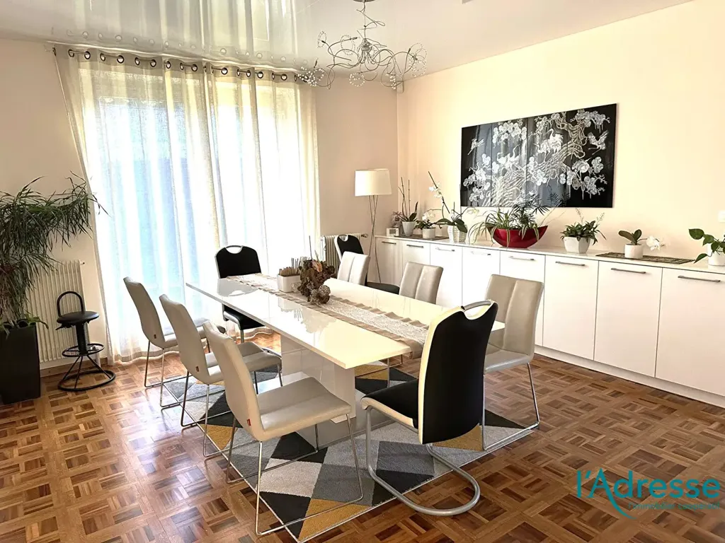 Dining Room - Bourgeois House with Forest View in Guebwiller