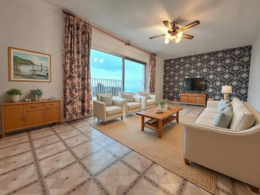 Séjour - Appartement avec Terrasse à Ans