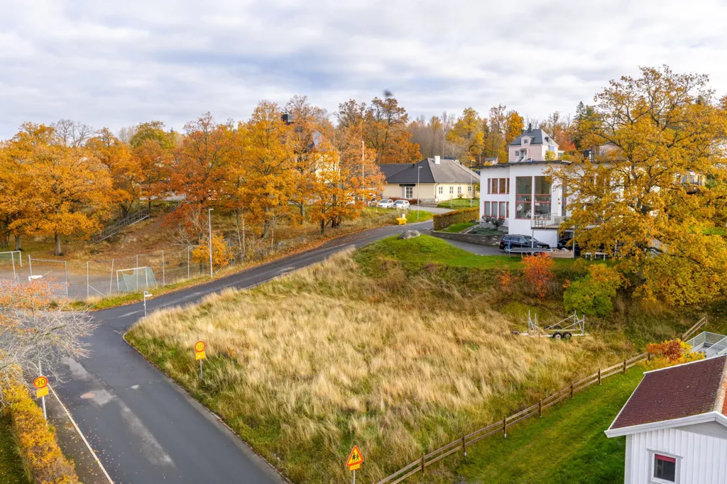 Õhuvaade - Buildable Plot with Waterfront View in Huskvarna