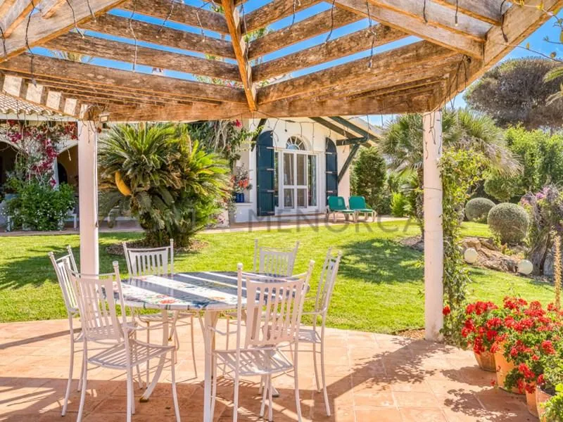 Terrasse - Chalet with Pool in Binidali, Mahón