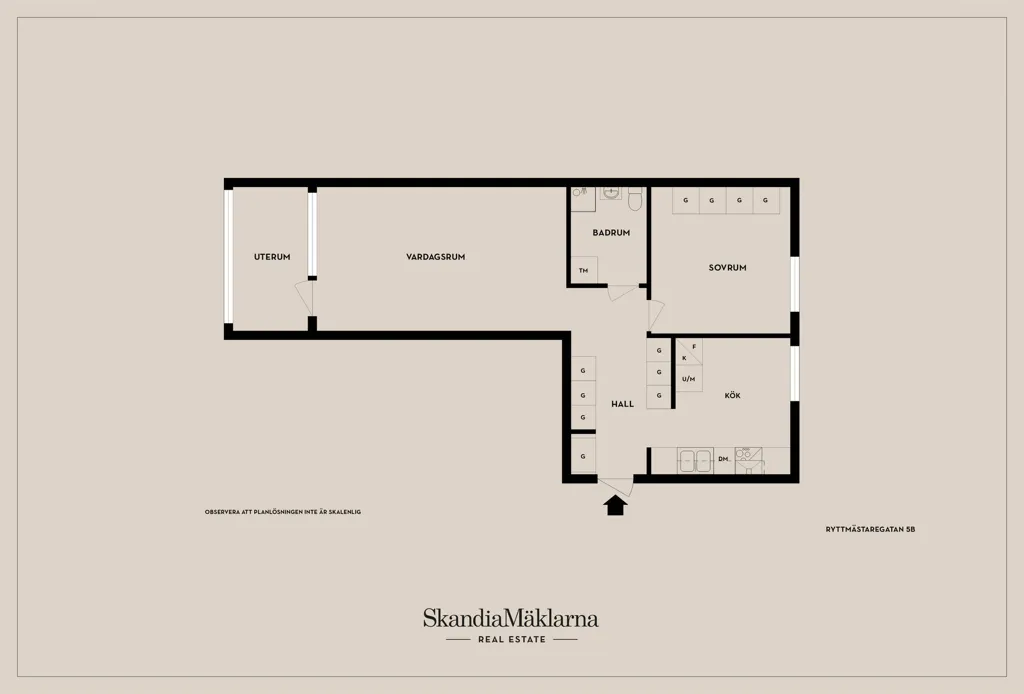 Plaan - Modern Flat with Balcony in Helsingborg