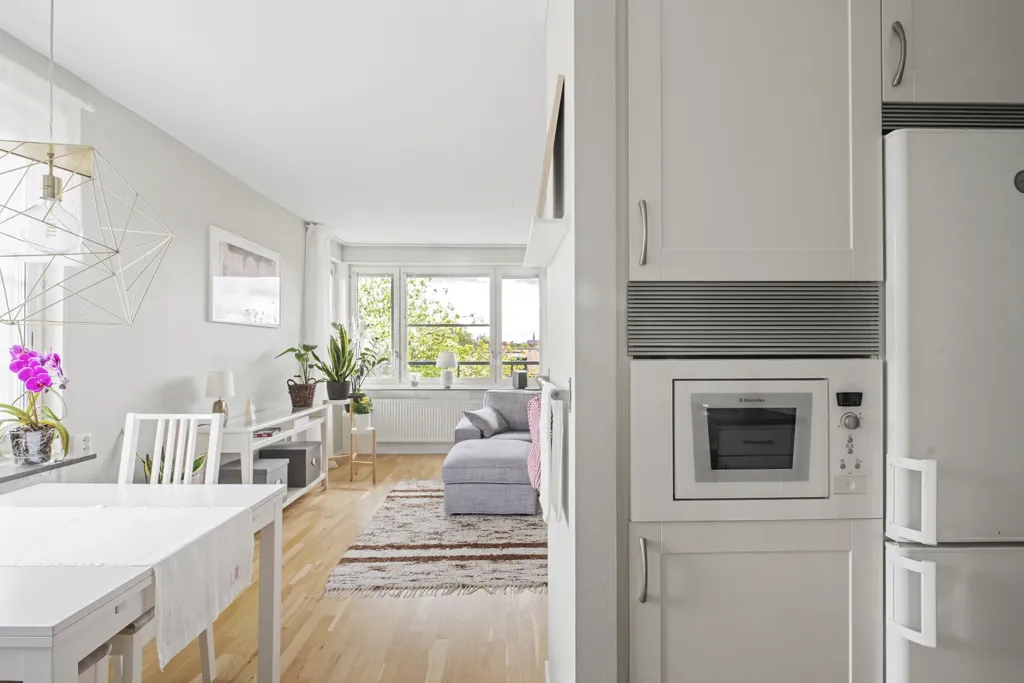 Köök - Apartment with Balcony in Uppsala