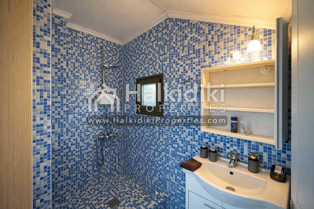 Salles de bain - Detached House with Sea View in Kassandra