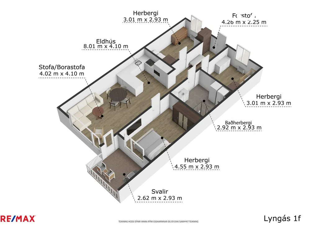 Plan - Apartment with Lift in Garðabær