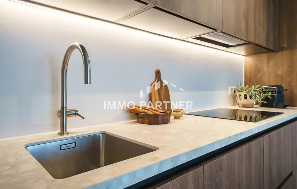 Cuisine - Appartement avec Terrasse Panoramique à Bourscheid
