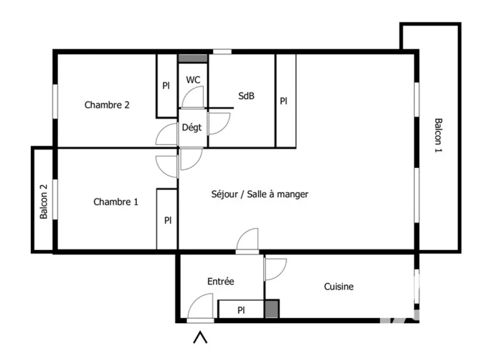 Plan - Appartement avec Garage à Cachan, Proche Transports