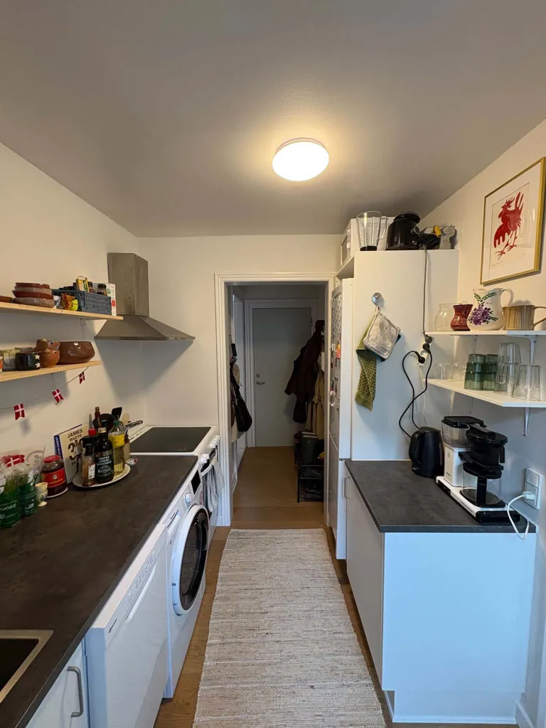Köök - Compact Flat with Appliances in Denmark