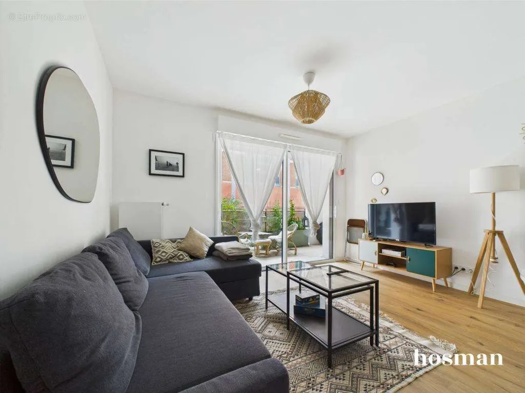 Séjour - Appartement T3 avec Loggia au Calme à Nantes