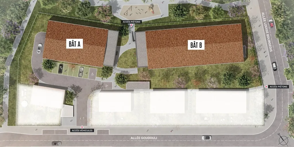 Floor Plan - New Apartments with Views in Auzeville-Tolosane