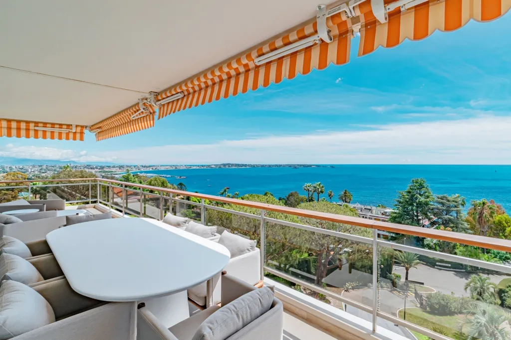 Terrass - Penthouse with Sea View in Le Golfe Juan